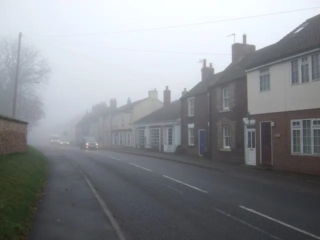 Northallerton Road through Great Smeaton